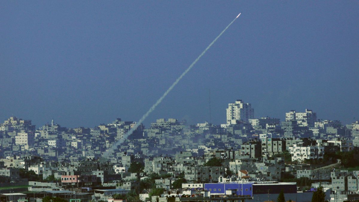 صاروخ تم إطلاقه من قطاع غزة