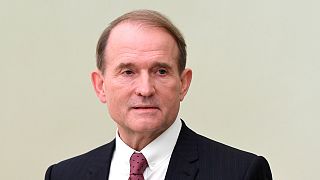 Opposition Platform - For Life Chairman Viktor Medvedchuk stands waits to meet with Russian President Vladimir Putin in the Kremlin in Moscow, Russia, on 10 March, 2020.