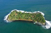 جزیره ایگوانا واقع در سواحل نیکاراگوئه