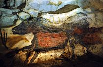 Une des célèbres peintures rupestres de Lascaux, en France