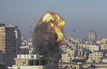 قطاع غزة تحت القصف