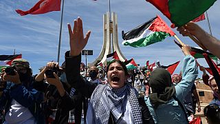 Hundreds rally in Tunisia in support of Palestinians
