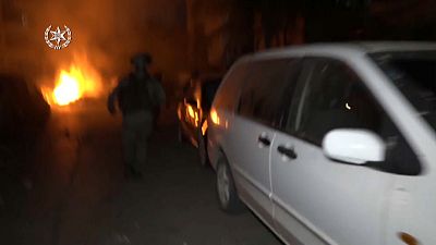 Enfrentamientos en las calles de Lod en la noche del sábado