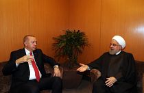 Türkiye Cumhurbaşkanı Recep Tayyip Erdoğan, İran Cumhurbaşkanı Hasan Ruhani ile birlikte / Malezya /2019