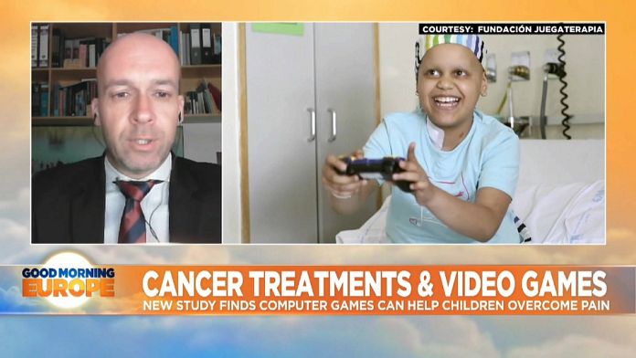 Computer games help children overcome pain from cancer treatment