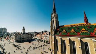 Central square in Novi Sad