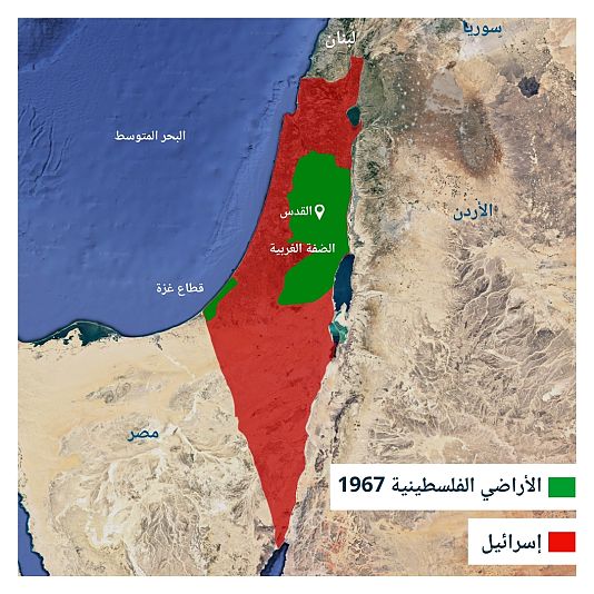 خريطة إسرائيل بالعربي