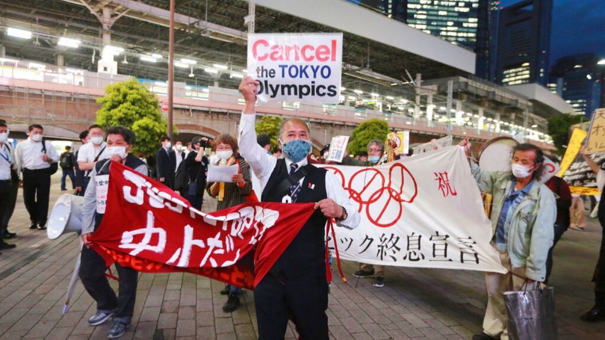 تظاهرات علیه برگزاری مسابقات المپیک در توکیو