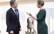 Il Segretario di Stato Antony Blinken in visita dal Primo Ministro danese Mette Frederiksen