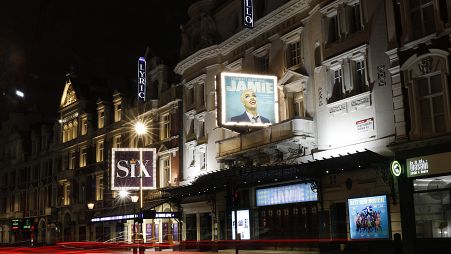 Un teatro de Londres en 2021.