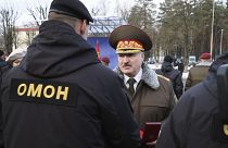 Александр Лукашенко на встрече с сотрудниками ОМОНа. Минск, декабрь 2020 года.