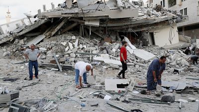Kölcsönös rakétaháborúval folytatódott az izraeli-palesztin konfliktus hétfőn