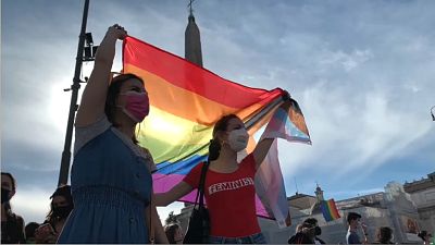 Protestas en Italia por los retrasos en la ley LGBT