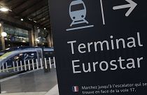 Archives : une rame d'Eurostar en gare du Nord, à Paris, le 21 décembre 2020