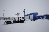 Российская военная база "Арктический трилистник" в Нагурском, май 2021 года