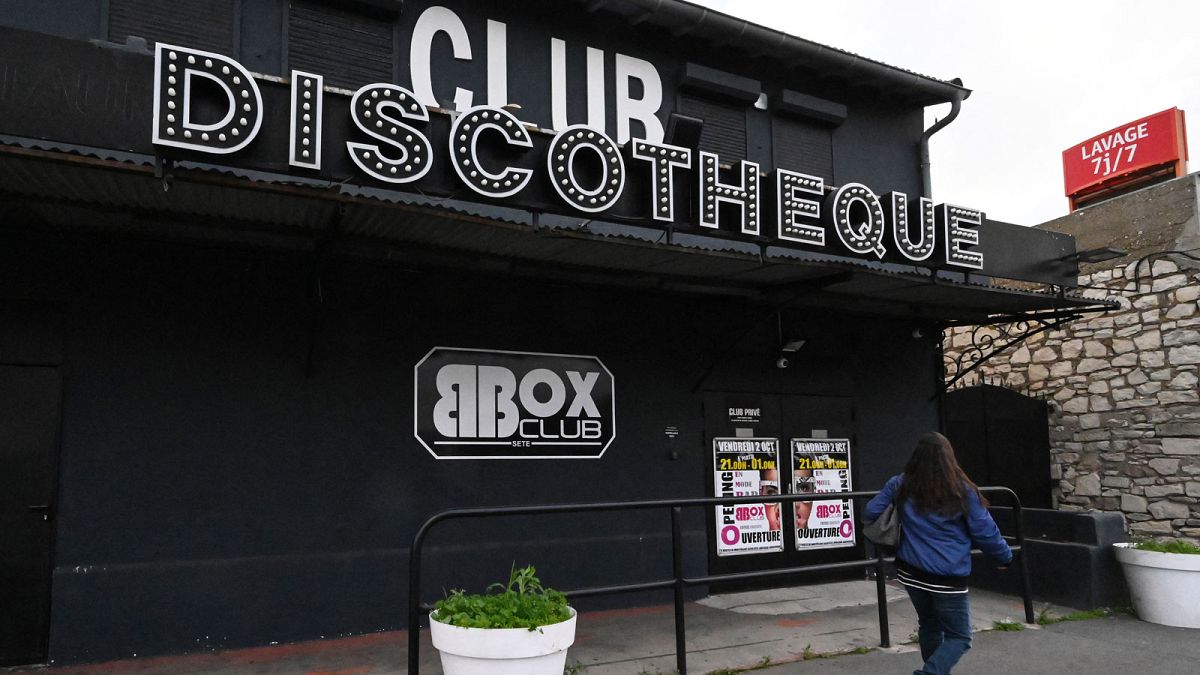 Archives : une discothèque fermée, le 24 novembre 2020, à Sète dans le sud de la France.