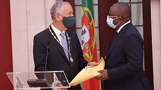 Guinea Bissau receives Portuguese president, the first time in 31 years