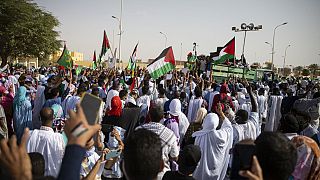 Mauritanians denounce Gaza 'massacre' as hostilities continue