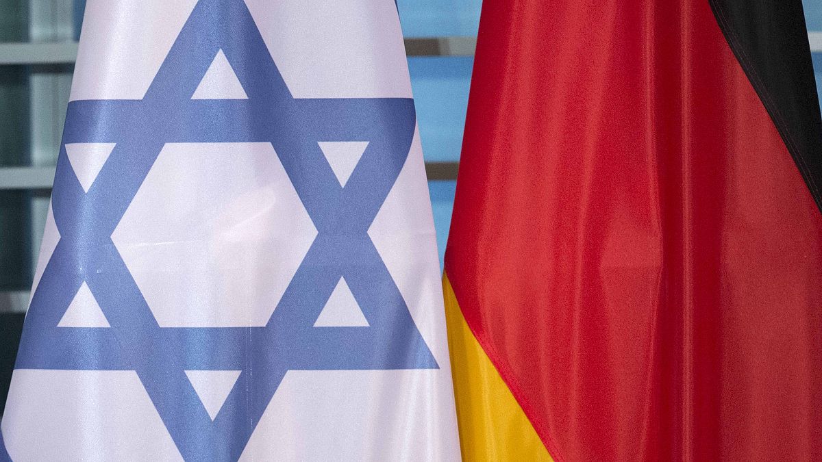 پرچم‌های آلمان و اسرائیل 