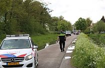 The police chase ended in the small village of Broek in Waterland.