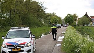 The police chase ended in the small village of Broek in Waterland.