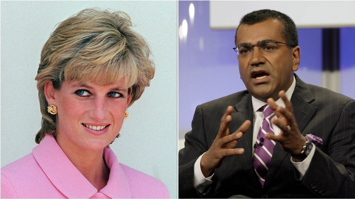 Princess Diana and former BBC journalist Martin Bashir
