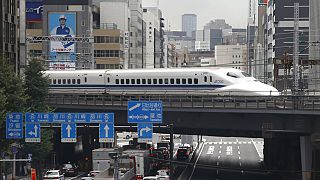 Japonya'da bir hızlı tren