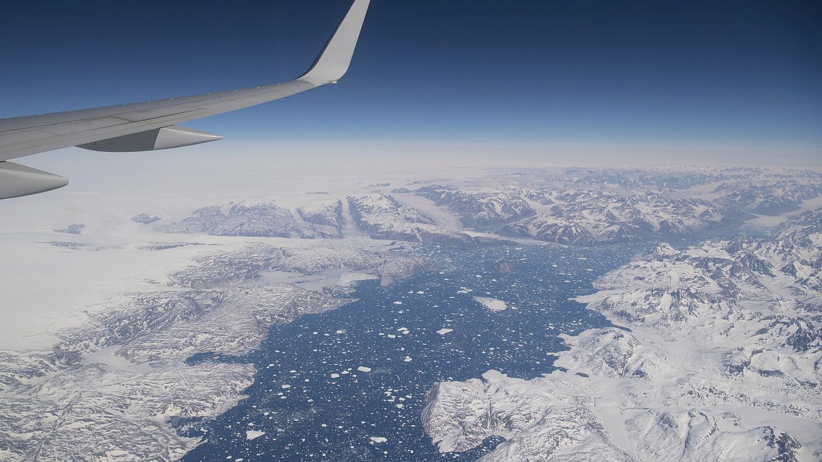 منطقة ثلجية من غرينلاند التي وصلها وزير الخارجية الأمريكية أنتوني بلينكين أمس الخميس. 2020/05/20