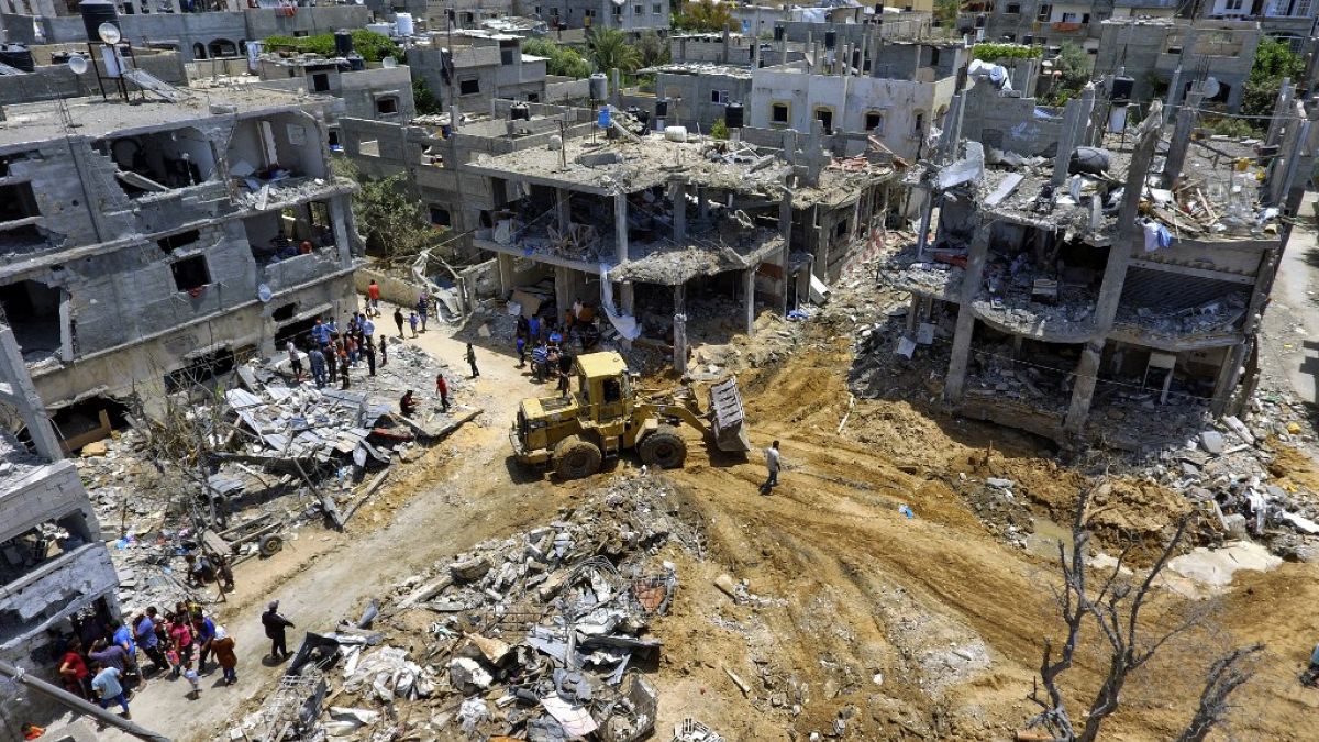Ruinen im Gazastreifen. Der Wiederaufbau der zerstörten Infrastruktur dürfte einer Herkules-Aufgabe gleichkommen