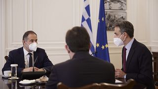 Ο Πρωθυπουργός Κυριάκος Μητσοτάκης συναντήθηκε το πρωί στο Μέγαρο Μαξίμου με τον Εκτελεστικό Διευθυντή της FRONTEX Fabrice Leggeri.