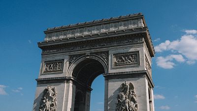 The Arc de Triomphe is one of the most monumental arches in Paris The Arc de Triomphe is one of the most monumental arches in Paris