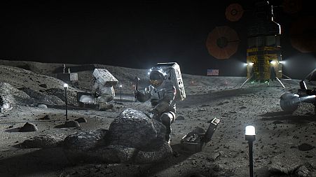 A NASA illustration of the upcoming Artemis mission, which the European Space Agency is supporting