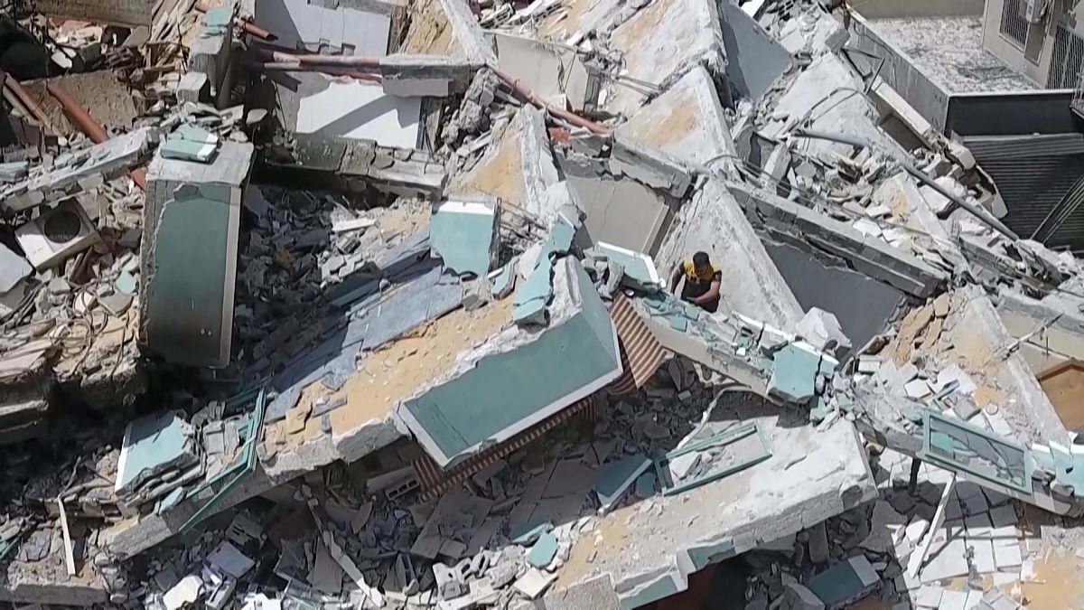 لقطات جوية توثق الدمار الهائل في غزة