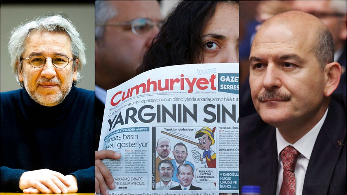 Cumhuriyet Gazetesi'nin açıklaması sonrası sosyal medyada birçok isim gazeteci Can Dündar'a destek mesajı yayımladı, gazete yönetimini eleştirdi.
