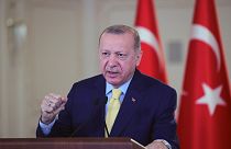 Cumhurbaşkanı Recep Tayyip Erdoğan, KKTC Sulamaları İletim Tüneli Işık Görünme Töreni'ne Vahdettin Köşkü'nden canlı bağlantıyla katıldı