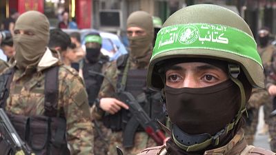 Members of Al-Qassam brigades