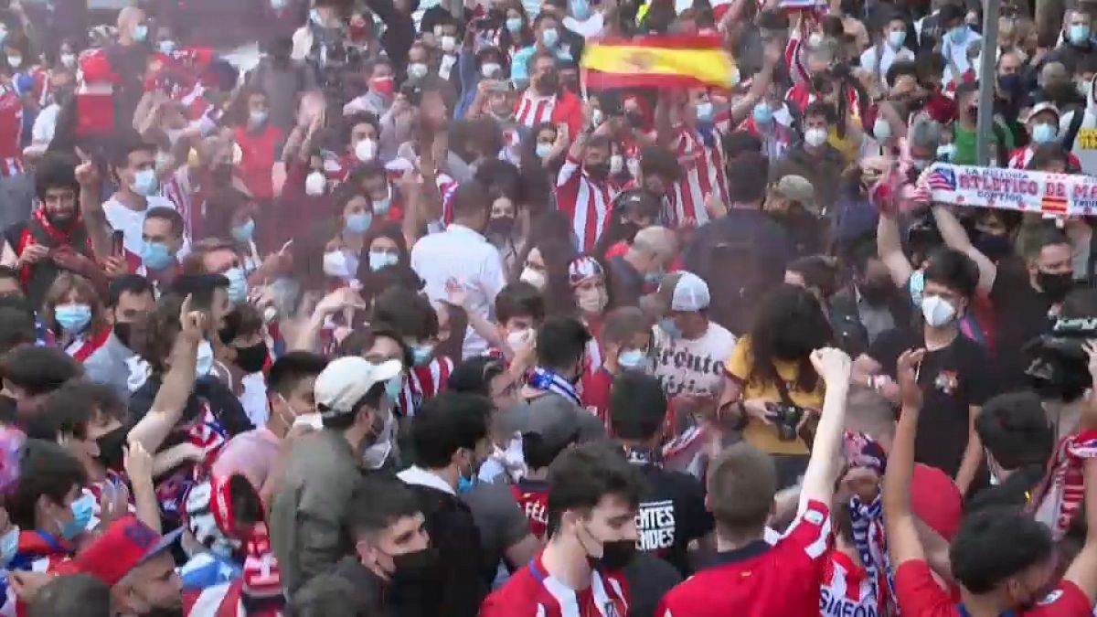 Atlético de Madrid vence Liga espanhola de futebol