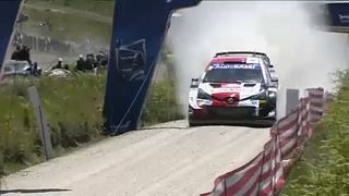Welshman Elfyn Evans secured his first win of the WRC season at the Rally of Portugal on Sunday (Euronews)