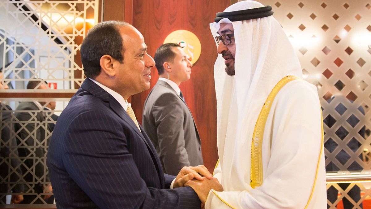 Abu Dabi Veliaht Prensi Muhammed bin Zayid el Nahyan // Mısır Cumhurbaşkanı Abdulfettah el Sisi