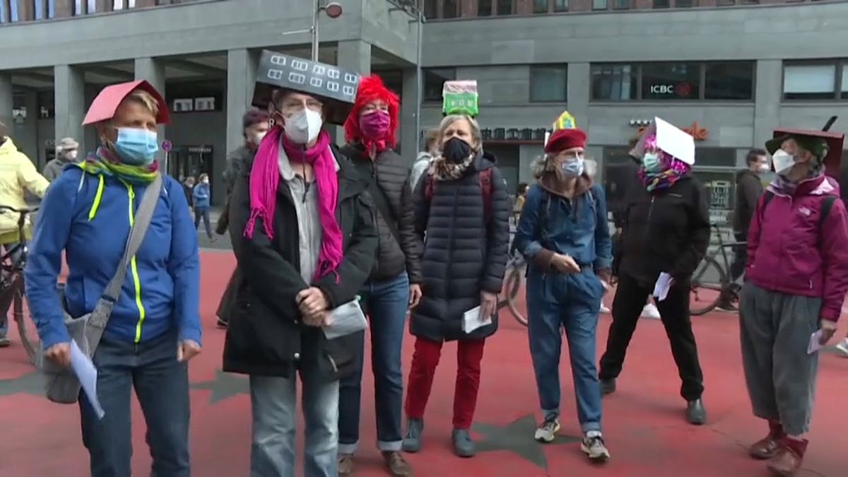 Protesta contra los alquileres caros en Berlín