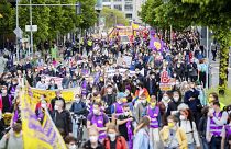 "Against the rent madness - now more than ever!" , la manifestation à Berlin, 23 mai 2021