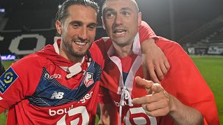 Burak Yılmaz ve Yusuf Yazıcı, Lille'de şampiyonluk yaşadı