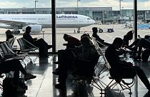 صالة انتظار في مطار فرانكفورت