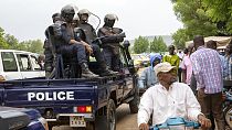 Soldats patrouillant dans les rues de Bamako (Mali), ce mardi 25/05/2021