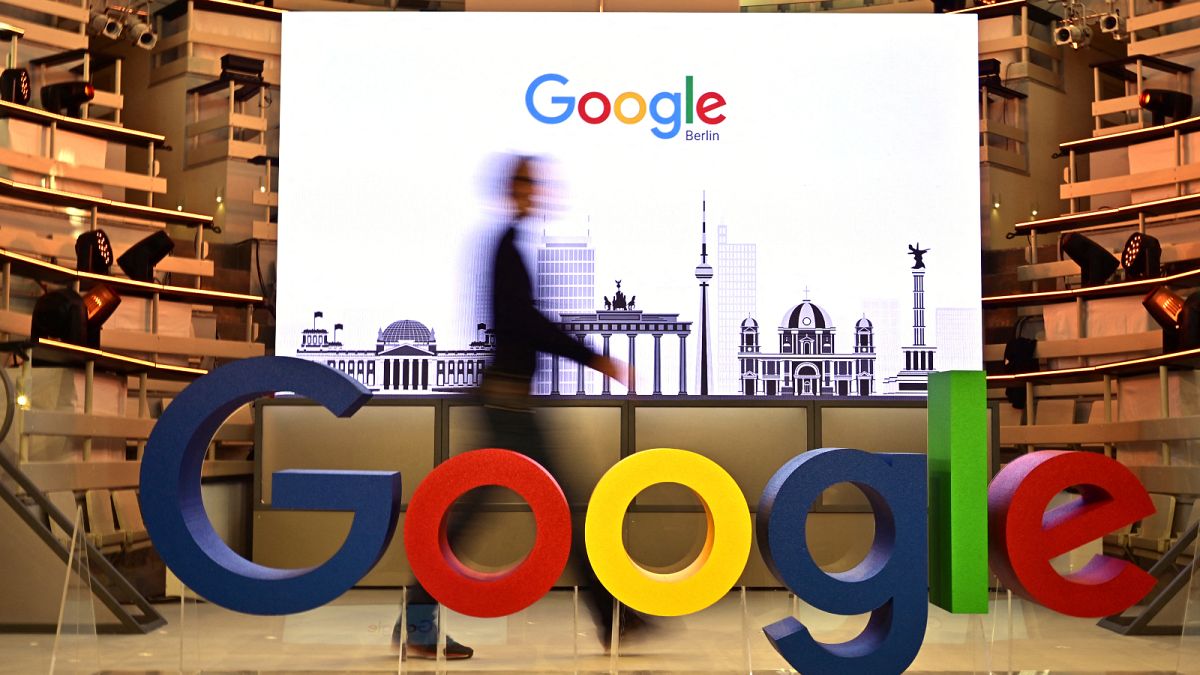 شعار شركة غوغل العملاقة للبحث على الإنترنت في الولايات المتحدة