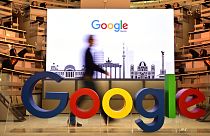 شعار شركة غوغل العملاقة للبحث على الإنترنت في الولايات المتحدة