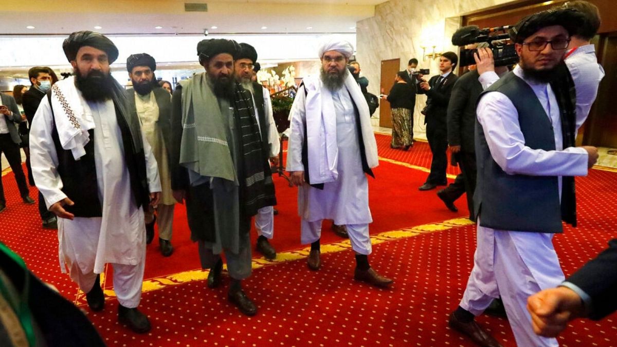 هیات طالبان در کنفرانس صلح مسکو