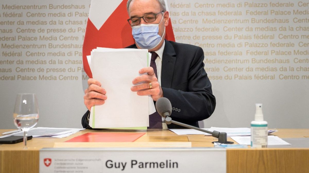 İsviçre Cumhurbaşkanı Guy Parmelin