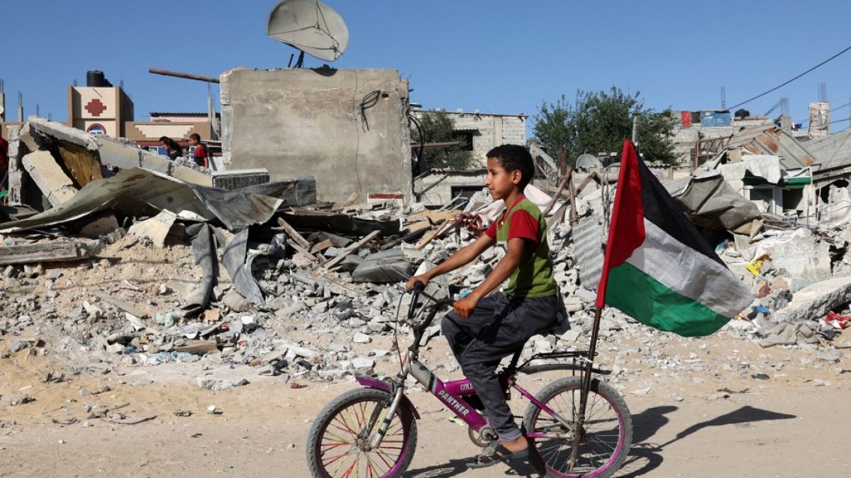 Gazze şeridinde enkaz