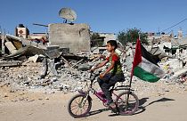 Gazze şeridinde enkaz